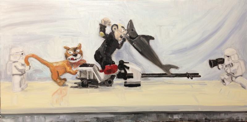 STILL LIFE WITH TOYS