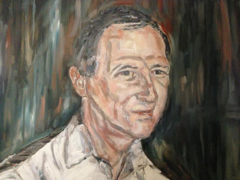 George 30" x 40" Oil on Canvas